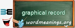 WordMeaning blackboard for graphical record